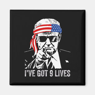 Íman Tenho 9 Vidas - Trump 2024 Engraçado