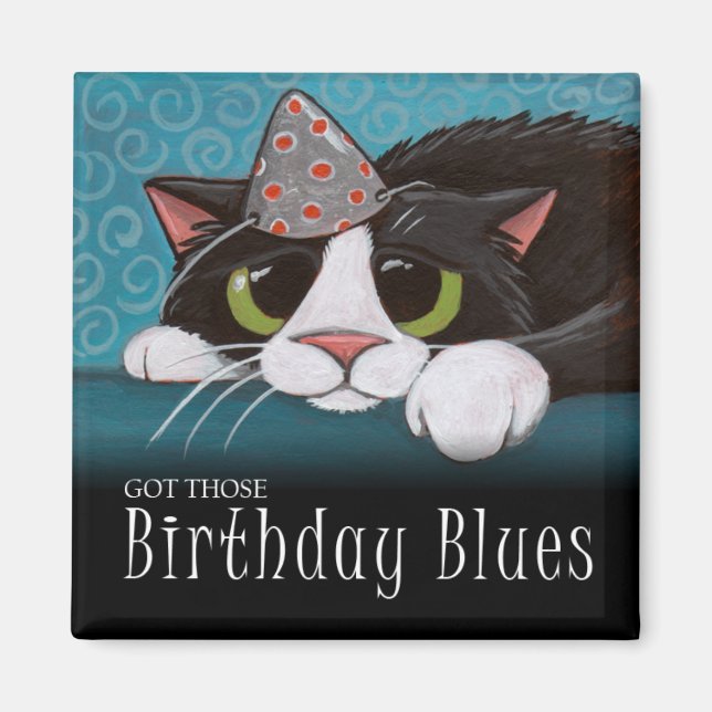 Íman Tenho Esses Blues de Aniversário - Magnetos De Gat (Frente)