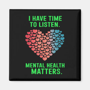 Íman Tenho Tempo Para Ouvir Consciência Mental Da Saúde
