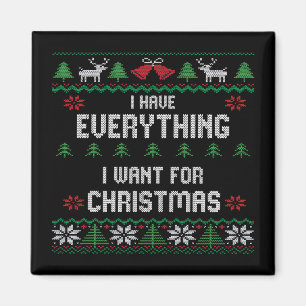 Íman Tenho tudo que quero no Natal, sou eu