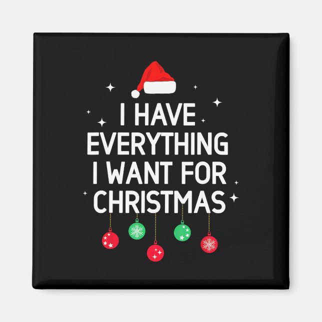 Íman Tenho tudo que quero no Natal, sou eu (Frente)