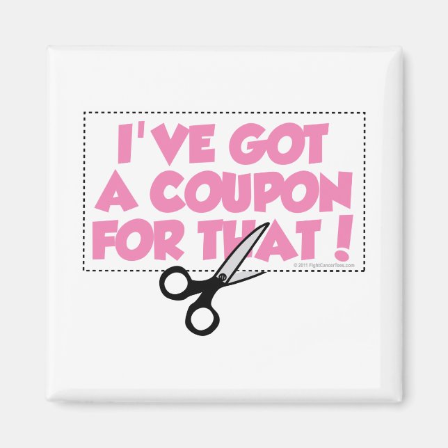 Íman Tenho um cupom para isso (Frente)