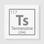 Íman Tenine - Tennessee Science Periódico<br><div class="desc">Divirta-se com este divertido design de Mesa Periódica de  do Tennessee Science,  ou dê-o como o presente perfeito para seus amigos cientistas e sua família. Personalize com seu próprio texto ou uma mensagem exclusiva para adicionar algum toque pessoal.</div>