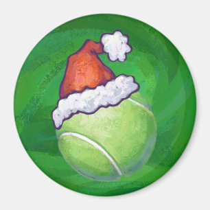 Íman Tênis Ball de Natal Verde