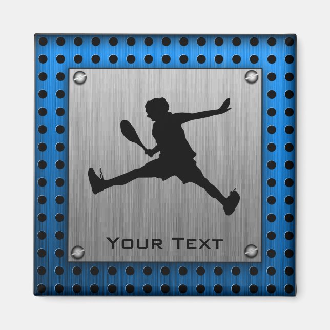 Íman Tênis de aspecto de alumínio escovado (Frente)