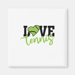 Íman Tênis Player Tênis de amor