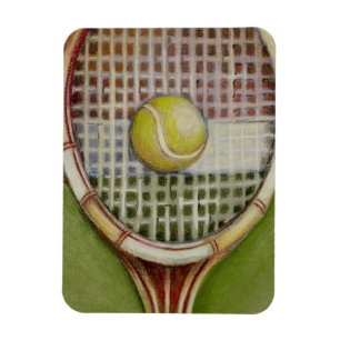 Íman Tênis Racket com Ball Lay na Corte