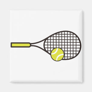 Íman Tênis Racquet e Ball