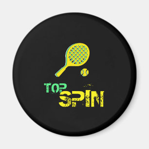 Íman Tênis Sport Pop Art, Racket Verde e Amarelo