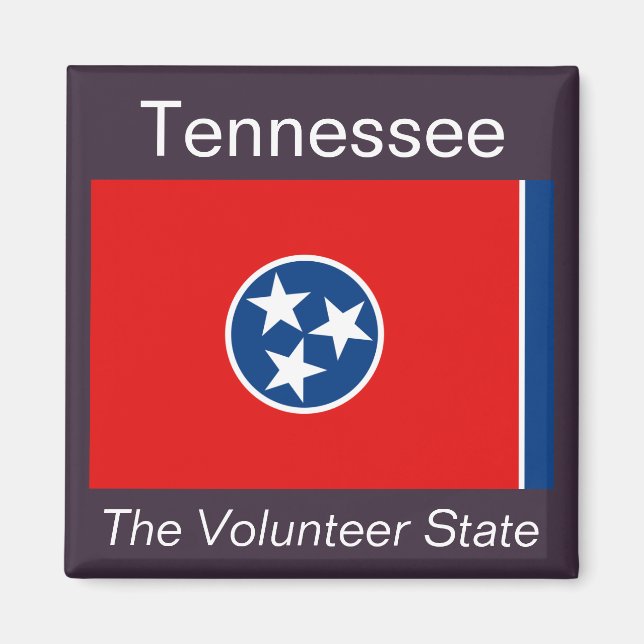 Íman Tennessee Flag Magnet (Frente)