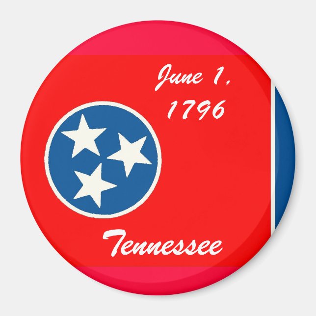 Íman Tennessee Flag Magnet (Frente)
