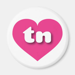 Íman Tennessee Hot Pink Heart - Amor