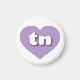 Íman Tennessee Lavanda Heart - Love Postcard