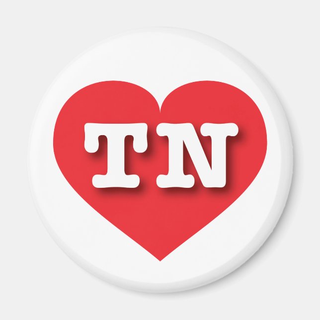 Íman Tennessee Red Heart - Adoro TN (Frente)