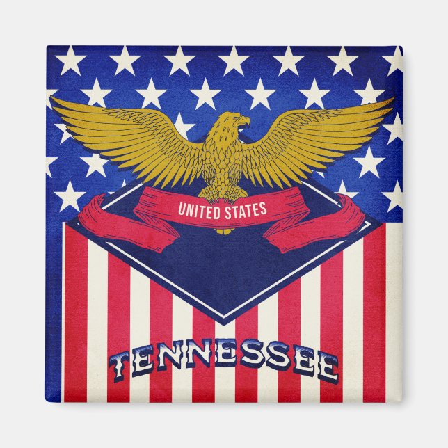 Íman Tennessee USA Flag (Frente)