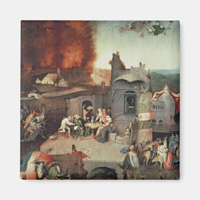 Íman Tentação do Santo Anthony, c.1500 (Frente)