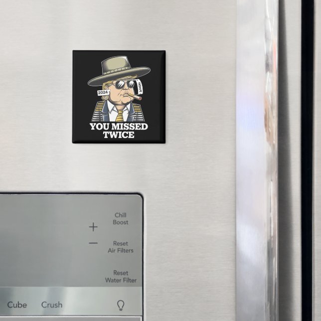 Íman Tentativa de assassinato de Trump Trump 2024 Você  (In Situ (Fridge))