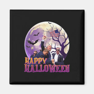 Íman Tentativa de Inflação de Trump Foto Feliz Hallowee