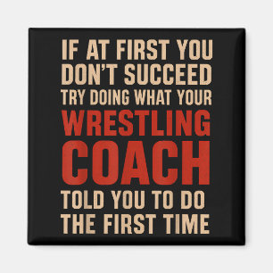 Íman Tente fazer o que seu treinador de wrestling disse