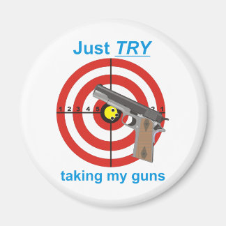 Íman Tente pegar minhas armas