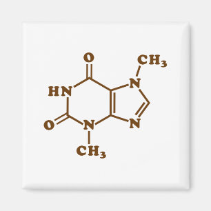 Íman Teobromina - Teobromina - Fórmula Química Molecula