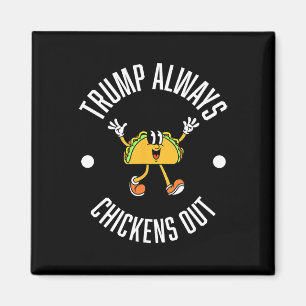Íman Teoria do Trump Taco – Trump Sempre Desiste Taco