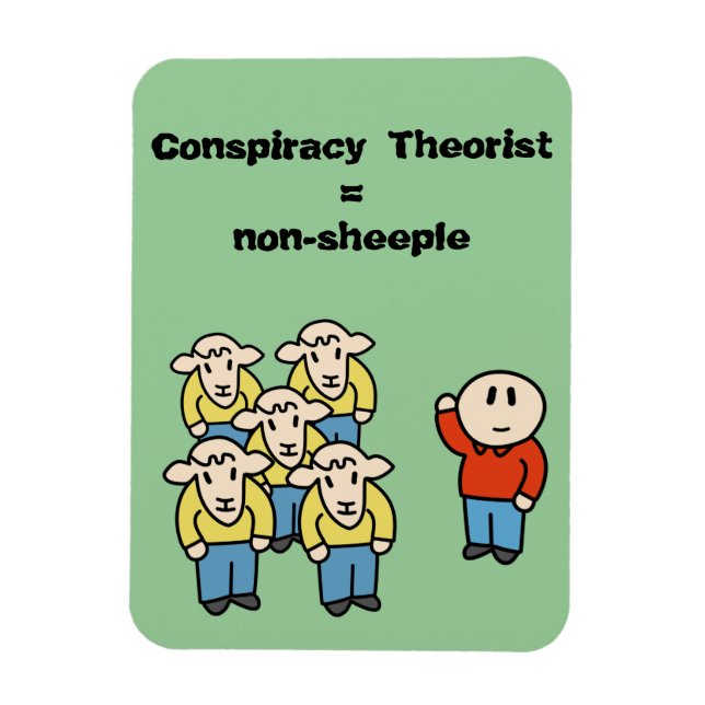 Íman Teórico da Conspiração = não-sheeple (Vertical)