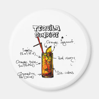 Íman Tequila Sunrise Receitas de Cocktail