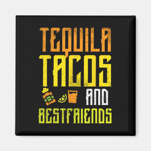 Íman Tequila Tacos Bestamigos Funny Cinco De Mayo Drin