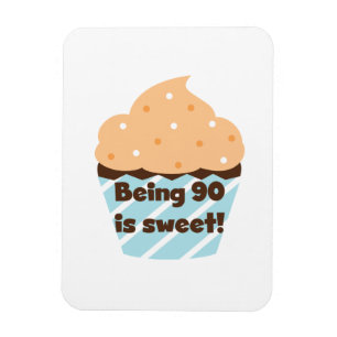 Íman Ter 90 é t-shirts e presentes de aniversário doces