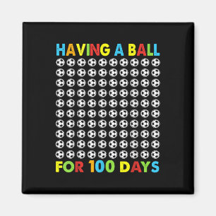 Íman Ter Bola Por 100 Dias De Futebol Escolar 100º