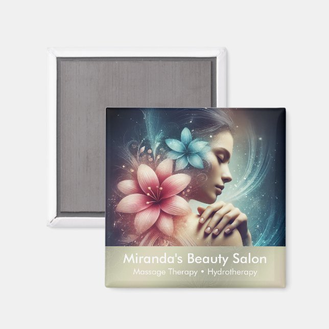 Íman Terapêutica de Massagem Terapia Mãos Energia Spa B (Front/Back)