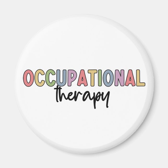 Íman Terapêutica Ocupacional OT Ofertas de Formando par (Frente)
