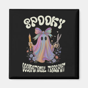 Íman Terapêutica Ocupacional Spookational Ghost Floral