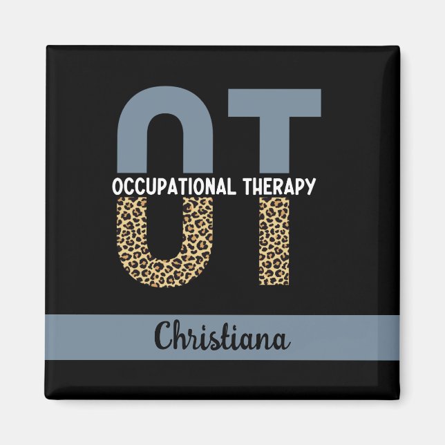 Íman Terapêutica Personalizada de OT OT Dons para Estud (Frente)