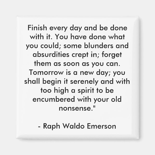 Íman Termine todos os dias e acabe com isso. Você tem.. (Frente)