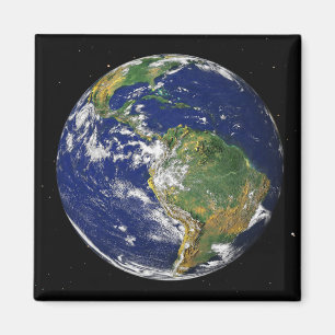 Íman Terra cheio mostrando a América do Sul 2