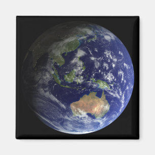 Íman Terra completa do espaço que mostra Austrália