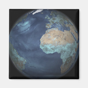 Íman Terra completa que mostra a evaporação