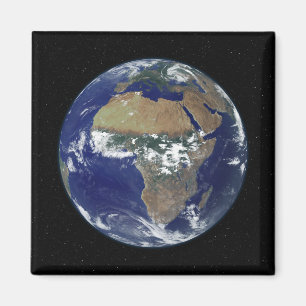 Íman Terra completa que mostra África e Europa
