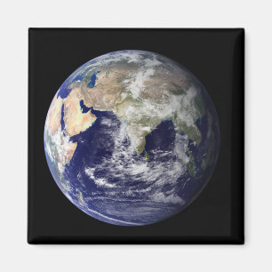 Íman Terra completa que mostra Europa e Ásia