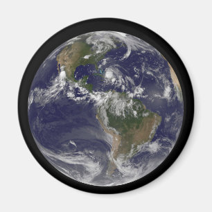 Íman Terra De cheio Com O Furacão Irene Sobre As Bahama