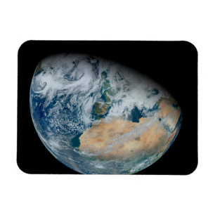 Íman Terra Mostrando O Norte De África E O Sudoeste Da