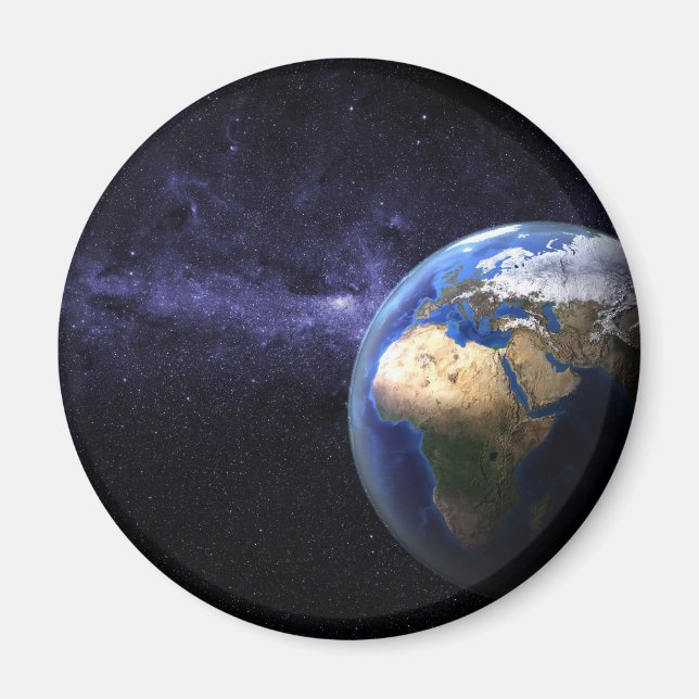 Íman Terra no espaço (Frente)