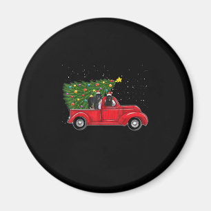 Íman Terra nova na carrinha vermelha presente de Nata