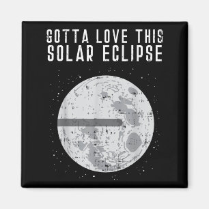 Íman Terra Plana Eclipse Solar Lua Engraçado Teoria da