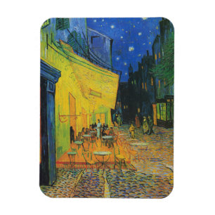 Íman Terraço do café de Van Gogh na noite 1888