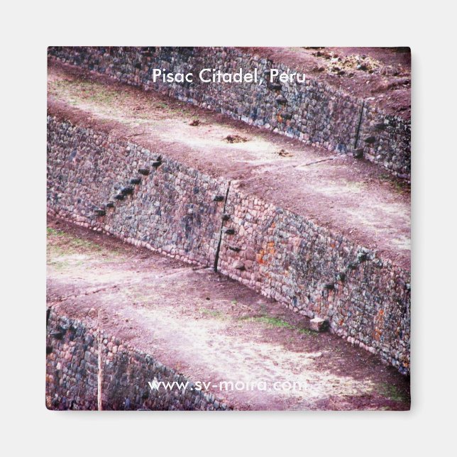 Íman Terraços Agrícolas, Pisac Citadel, Peru (Frente)