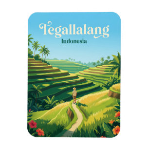 Íman Terraços de Arroz de Tegallalang Indonésia