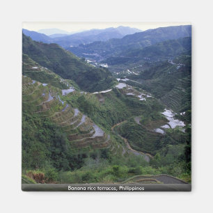 Íman Terraços do arroz da banana, Filipinas